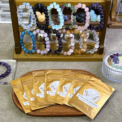【Moderate Version Crystal Mystery Bag】1 Bag=100% natural crystal/agate/jade bracelets