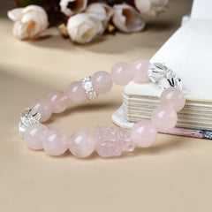 Aphrodite's Pulse - Rose Quartz Bracelet - Healing/Love - 11mm
