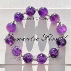 Mystic Diadem - Amethyst Bracelet - Healing/Wisdom - 12mm