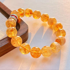 Golden Catalyst - Citrine Bracelet - Confidence/Creative/Wealth - 12mm