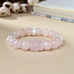 Aphrodite's Pulse - Rose Quartz Bracelet - Healing/Love - 11mm