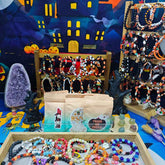 Halloween Special!!!【Colored Glaze Mystery Bag by Halloween 】Halloween Mystery Bag Ceramic/Glass/Glaze Bracelets(5 pcs)