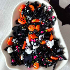 Halloween Special!!!【Colored Glaze Mystery Bag by Halloween 】Halloween Mystery Bag Ceramic/Glass/Glaze Bracelets(5 pcs)
